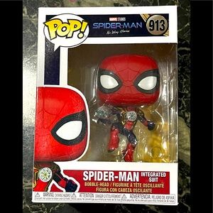 Funko Pop Marvel Spiderman No Way Home Integrated Suit 913 Protector Case New